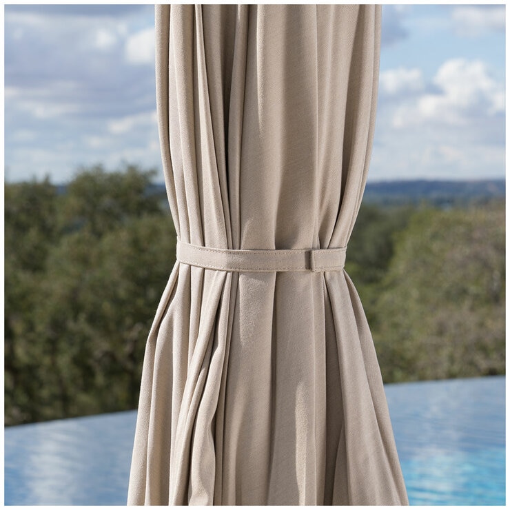 SunVilla Tan LED Market Umbrella 3M SunVilla Tan LED Market Umbrella 3M