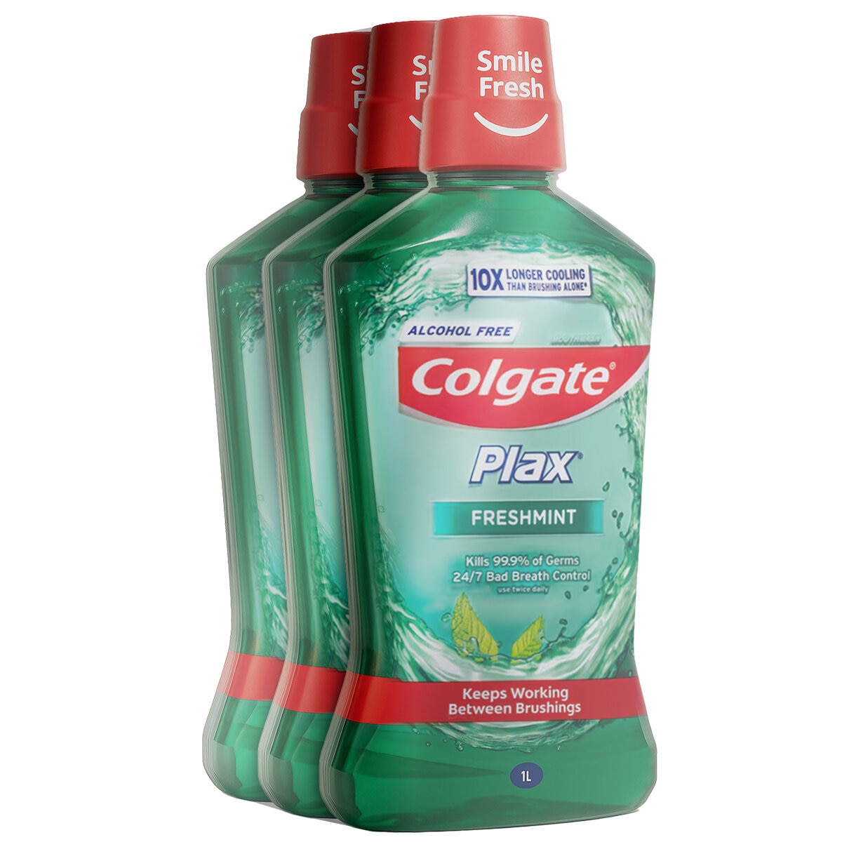 Colgate Plax Freshmint Mouthwash 3 x 1L