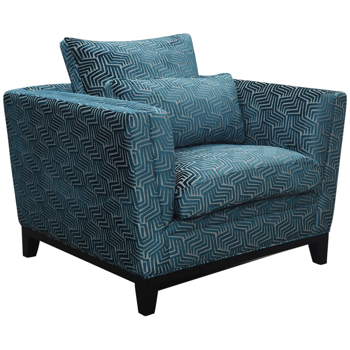 Moran Florence Fabric Chair 2 pack Teal
