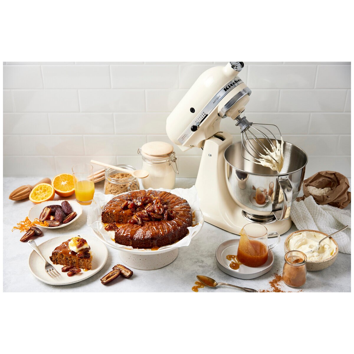 KitchenAid KSM160 Artisan Stand Mixer Almond Cream