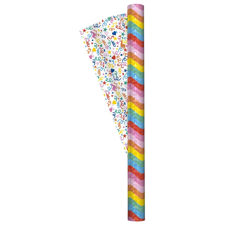 Ks Spring Reversible Trio Gift Wrap