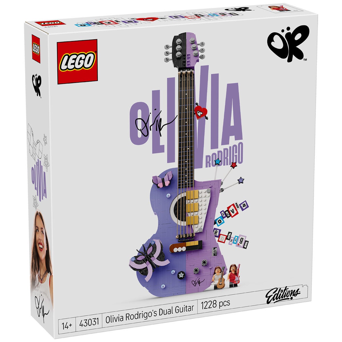 LEGO Editions Olivia Rodrigo’s Dual Guitar 43031 LEGO Editions Olivia Rodrigo’s Dual Guitar 43031