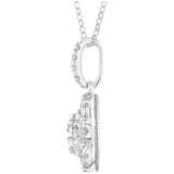 18KT White Gold 0.45ctw Round Brilliant Diamond Pendant