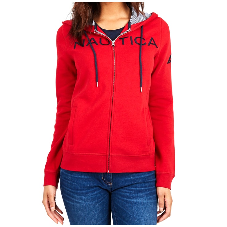 Nautica Women's Hoodie Red Costco Australia