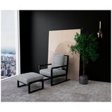 Moran Ohio Accent Chair Warwick Airlie Ebony Fabric
