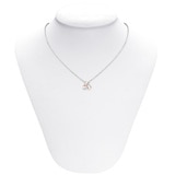 0.15ctw Diamond Circles Pendant (Love Knot)