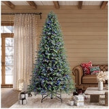 Pre-Lit Aspen Artificial Christmas Tree 2.74m