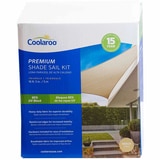 Coolaroo Triangle Shade Sail Kit - Beech