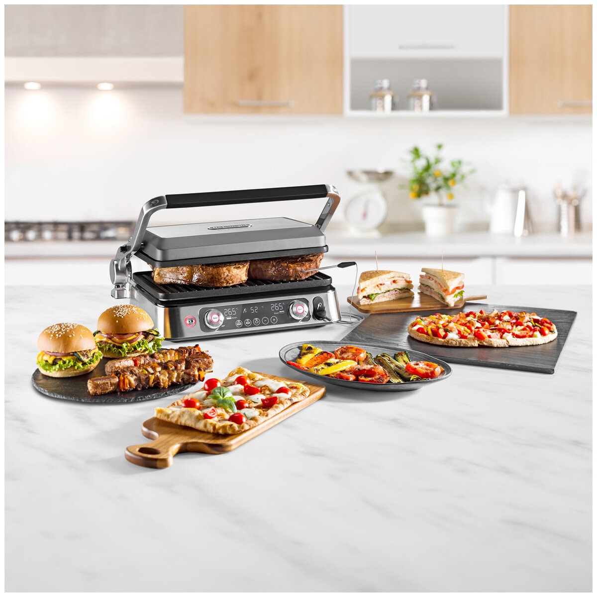 De'longhi Multi Grill 1100 Contract With Thermoprobe CGH1112DP