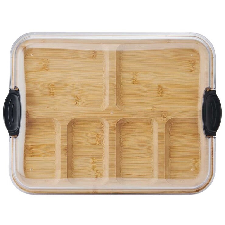 Sabatier Bamboo Tray With Lid