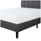 Blackstone Square Platform Bed Grey Double (Zinus)