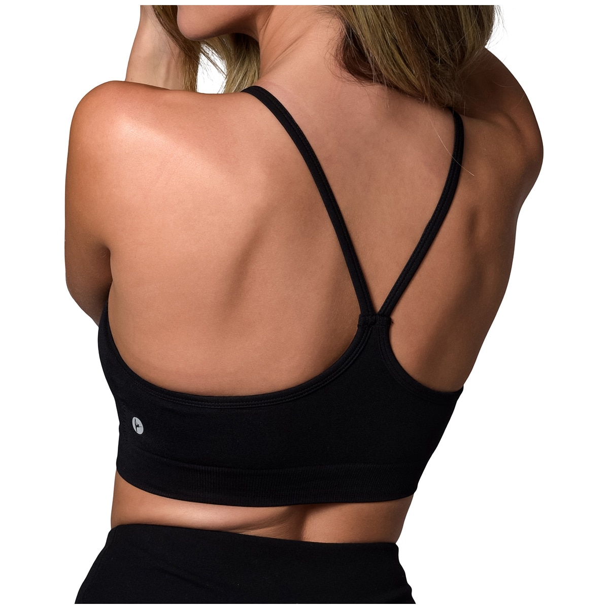 90 Degree Missy Mesh Sports Bra - Black