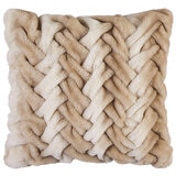 Parklane Braided Ombre Cushion 60cm x 60cm Light Brown
