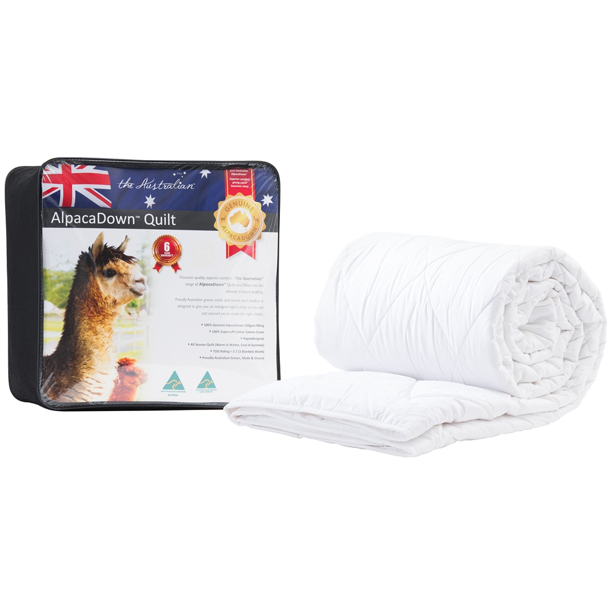 Mig Textiles Alpaca Down Quilt - Queen