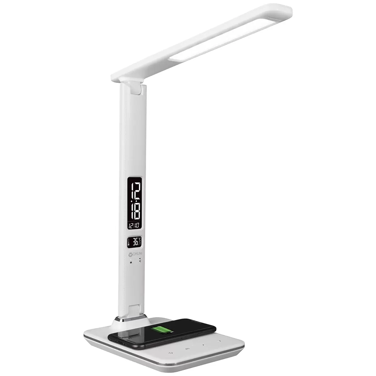 Ottlite Executive Desk Lamp with Wireless Charger and Sanitiser