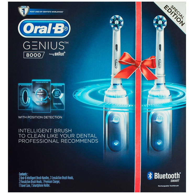 Oral B GENIUS 8000 Dual Handle Electric Toothbrush