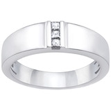 0.15ctw Diamond Gents Band