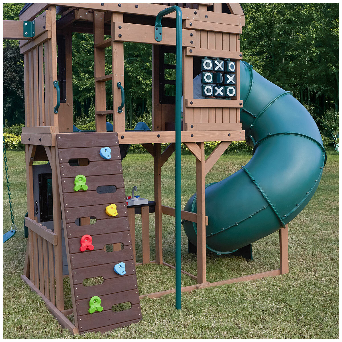 KidKraft Summit View Wooden Swing Set