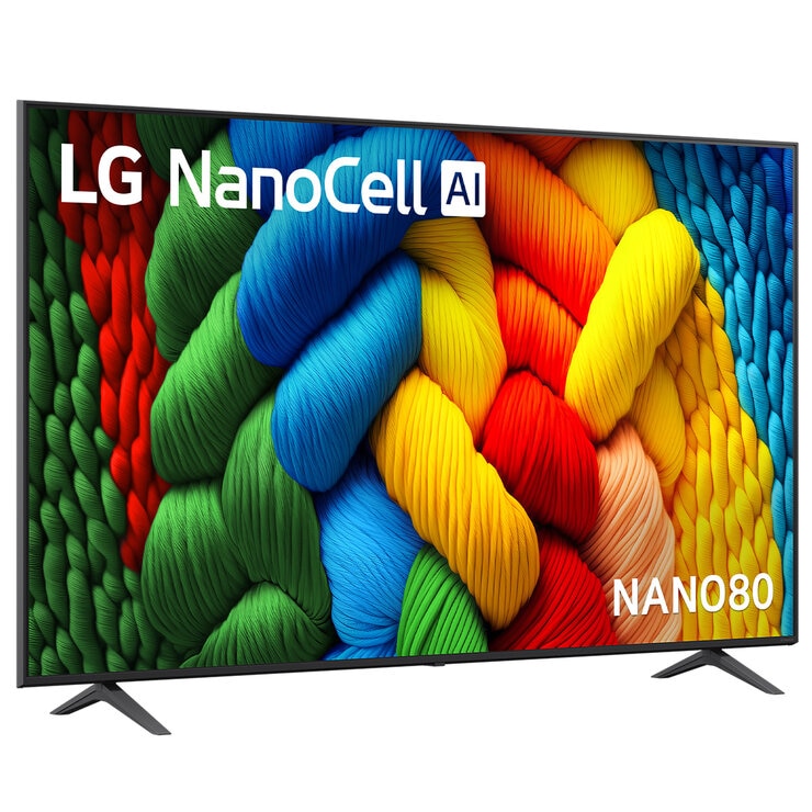 LG 75 Inch NANO80A AI LED UHD 4K Smart TV 75NANO80ASA