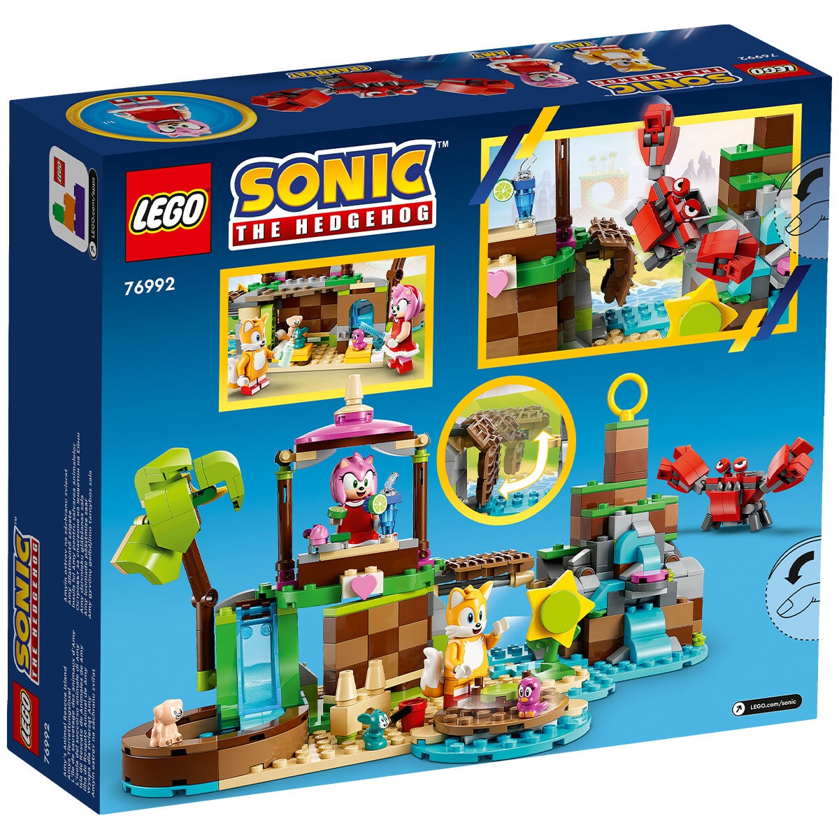 lego sonic amy's animal rescue island 76992