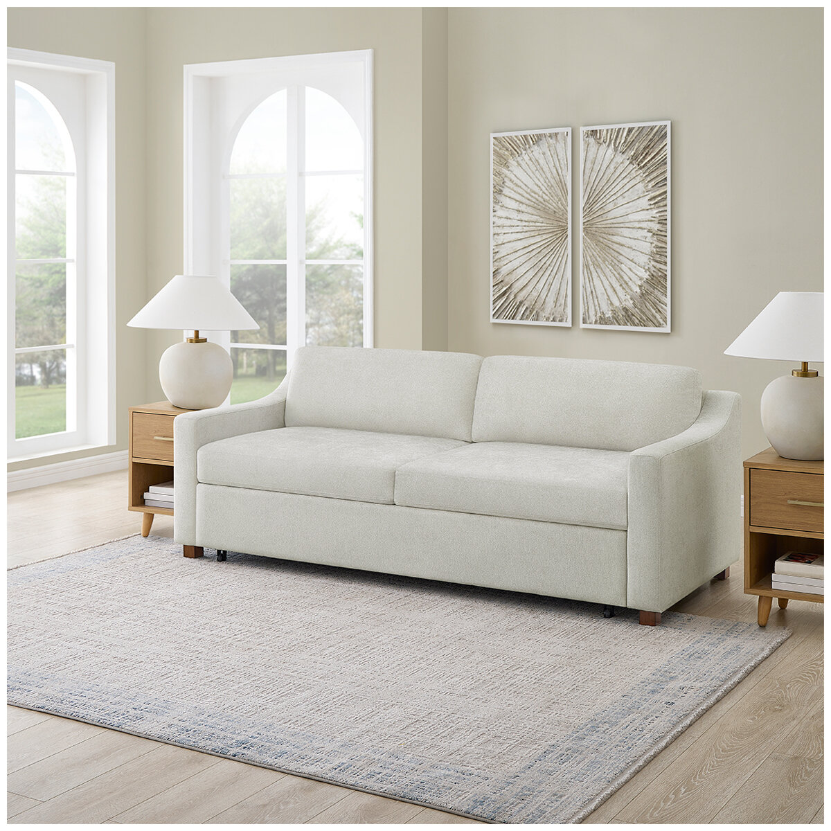Thomasville Fabric Sofa Sleeper