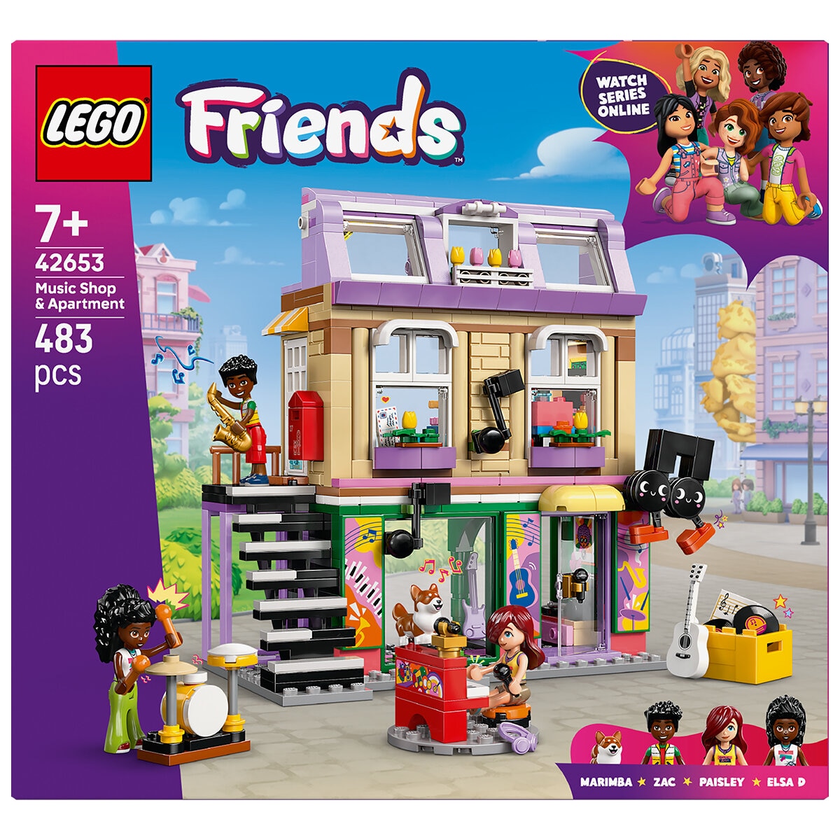 LEGO Music Store & Apartment 42653