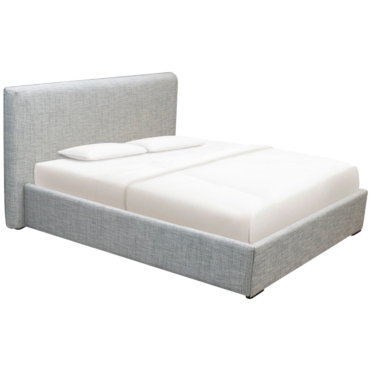 Moran Ora King Bedhead with Encasement and Slats Steel