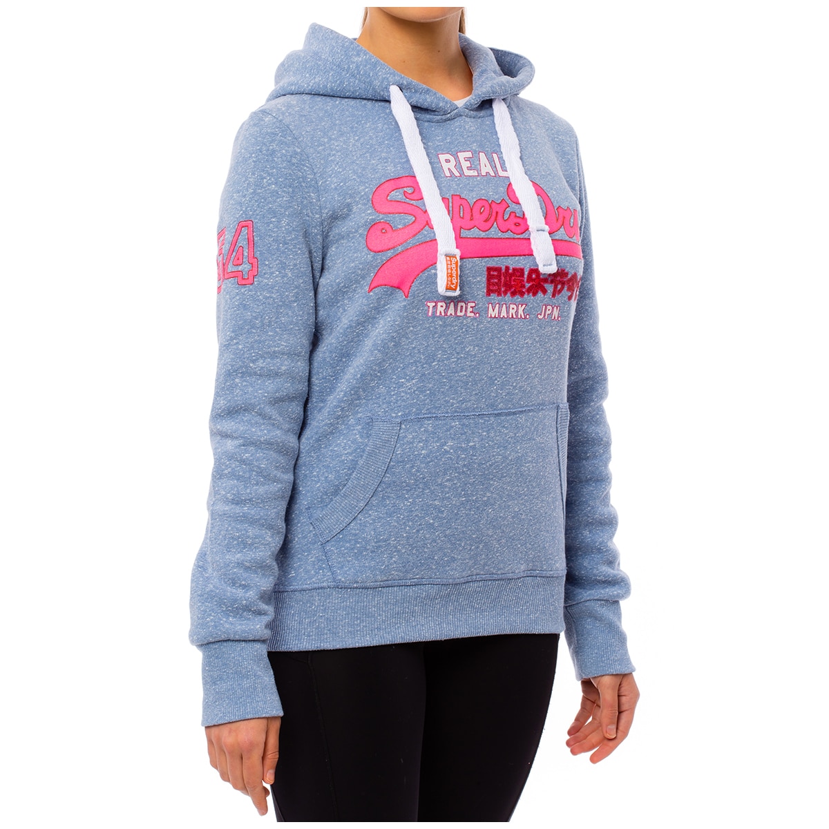 Superdry Women's Hoodie - Blue Snowy