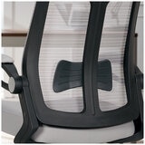 True Innovations Mesh Chair With Flip Up Arms Grey