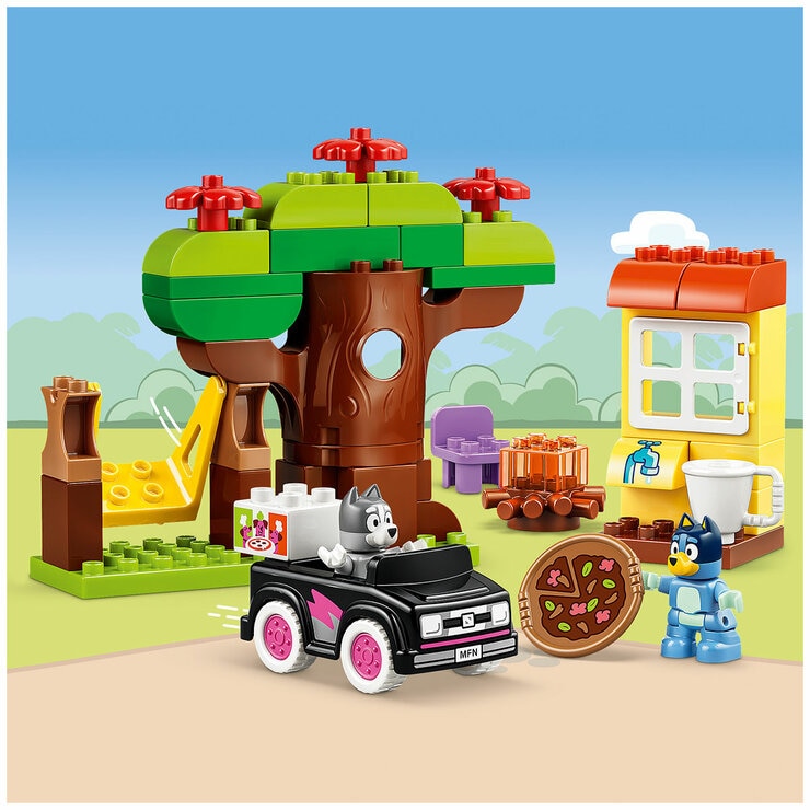 LEGO DUPLO Bluey Pizza Girls with Muffin and Bluey 10469