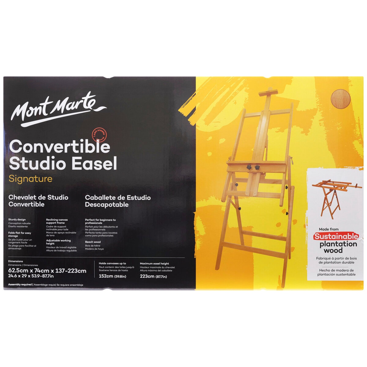 Mont Marte Convertible Studio Easel