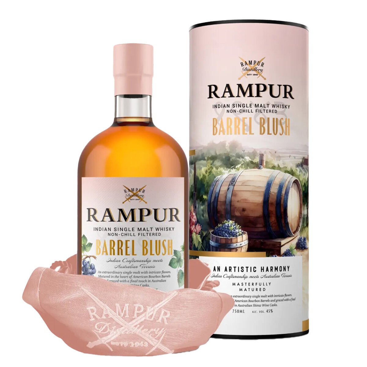 Rampur Barrel Blush Single Malt Indian Whisky 700ml