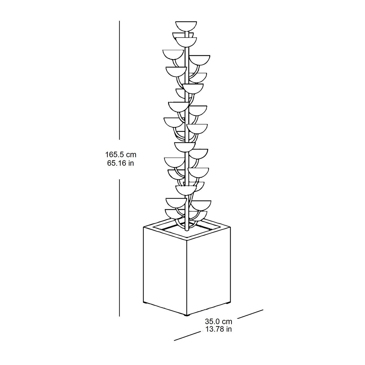 Bond Bloomington Cascading Cup Fountain