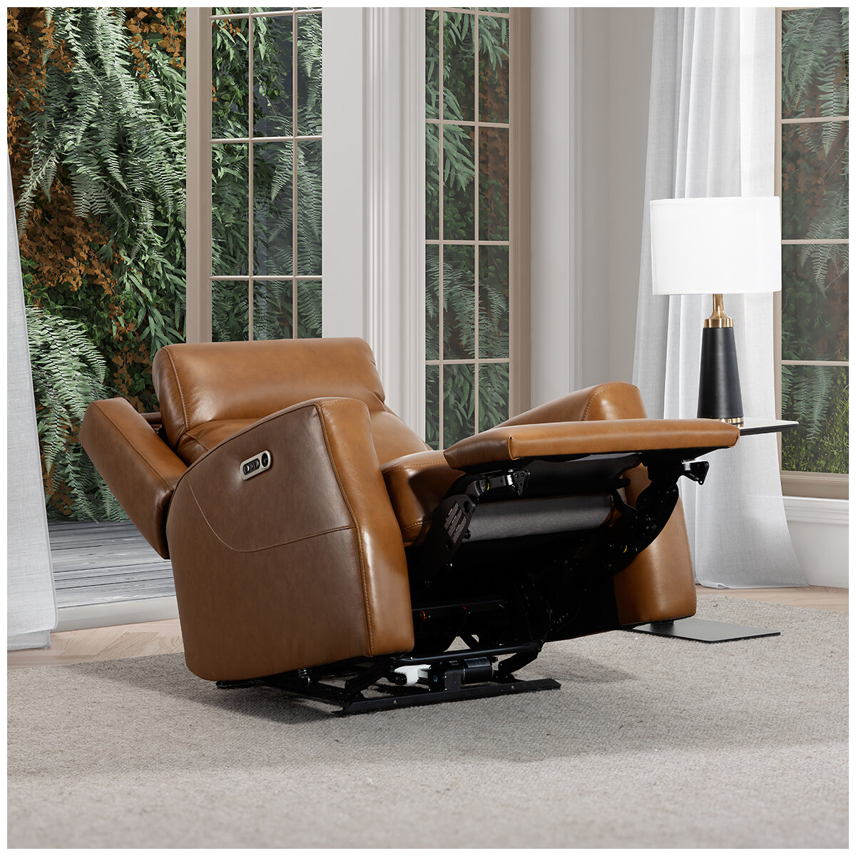 Simon Li Leather Power Recliner