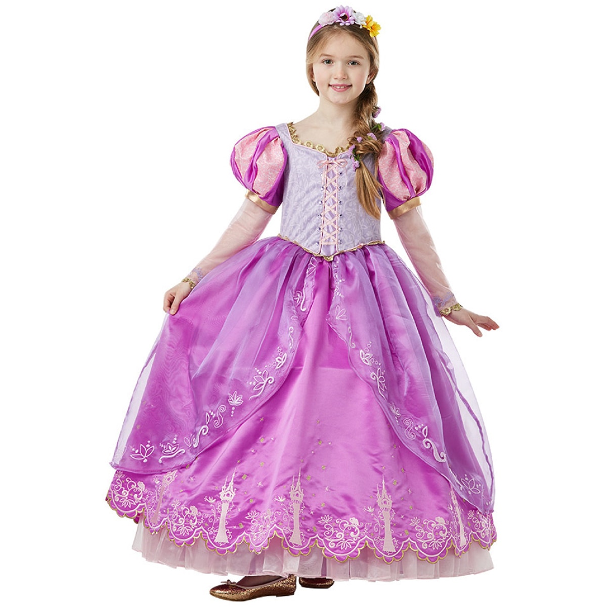 Rapunzel Girls Costume Large