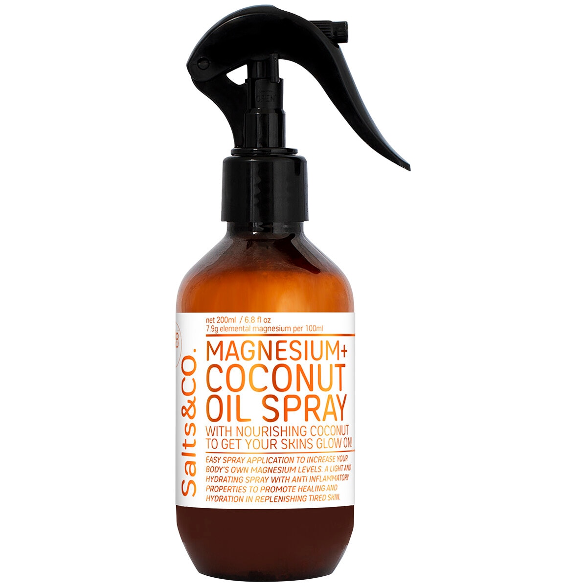 Salts & Co Magnesium & Coconut Oil Spray 6 x 200ml