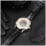 Maserati Ricordo Men's Automatic Watch R8821133006 Black band & silver
