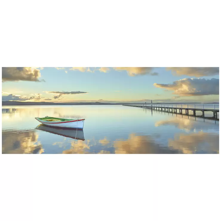 Ken Duncan 30 Long Jetty Framed Print White