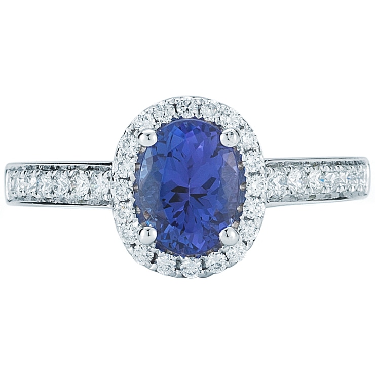 18KT White Gold Sapphire and Diamond Ring Costco Australia