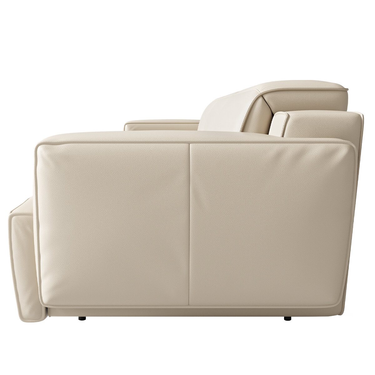 Valencia Valentina Leather Reclining Lounge 3 Seater Beige Color