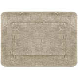 French Connection Memory Foam Bath Mat 2 Pack Set Beige