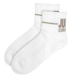 Juicy Couture Quarter Crew Women's Sock 6 Pack White/Cream Juicy Couture Quarter Crew Women's Sock 6 Pack White/Cream