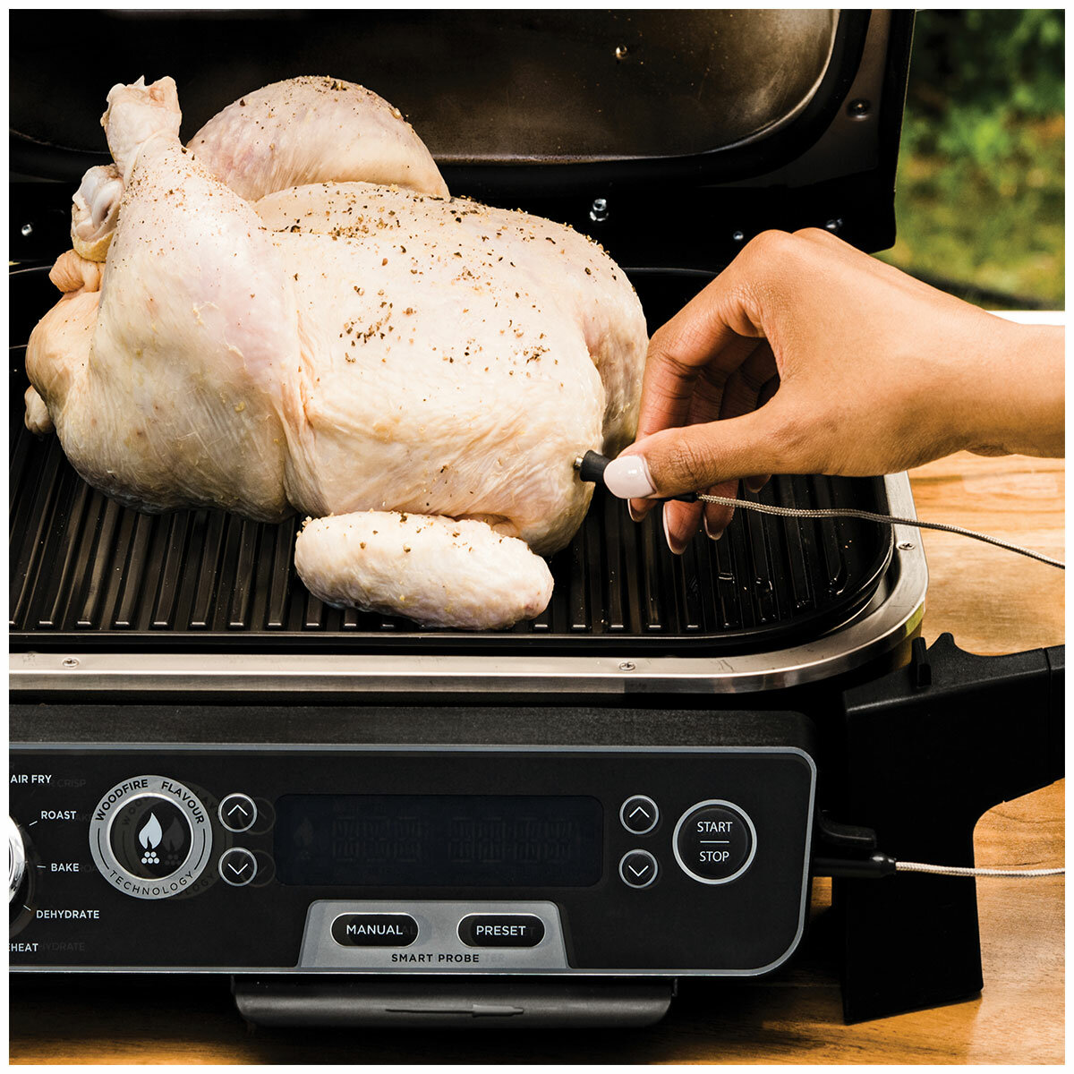 Ninja Woodfire Electric BBQ Grill and Smoker OG751ANZ Ninja Woodfire Electric BBQ Grill and Smoker OG751ANZ