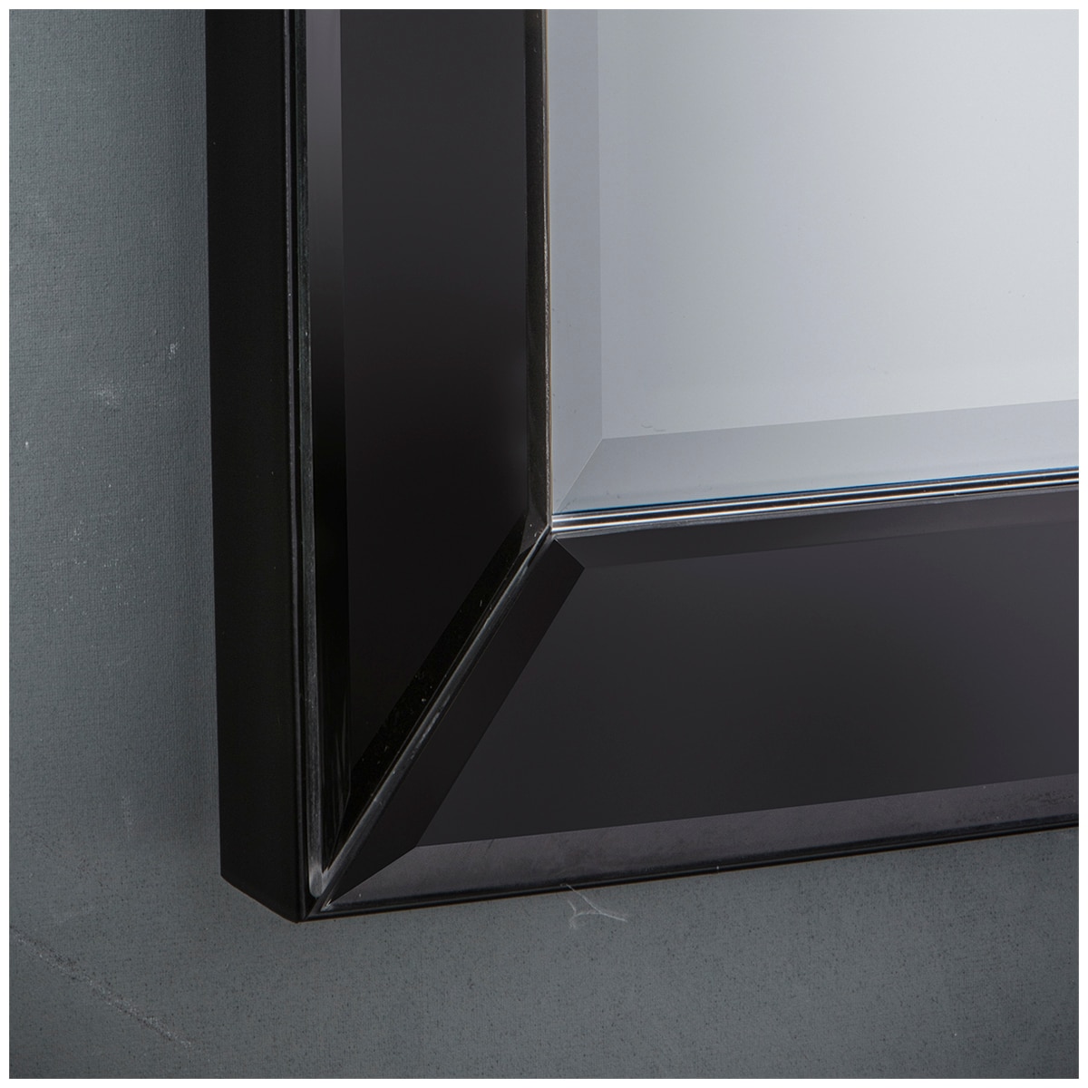Hudson Living Luna Rectangle Black Mirror 915 x 610mm