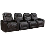 Valencia Home Theatre Oslo Edition 4 Seater Dark Chocolate