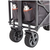 Mac Sports Deluxe Push Pull Folding Wagon with Brakes