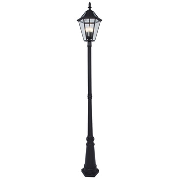 Lutec LED Solar Outdoor Post Light 12513LE-SL