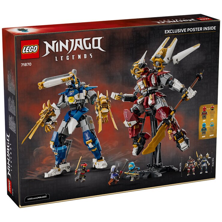 LEGO NINJAGO The Twin Titan Mechs Action Figures 71870 LEGO NINJAGO The Twin Titan Mechs Action Figures 71870