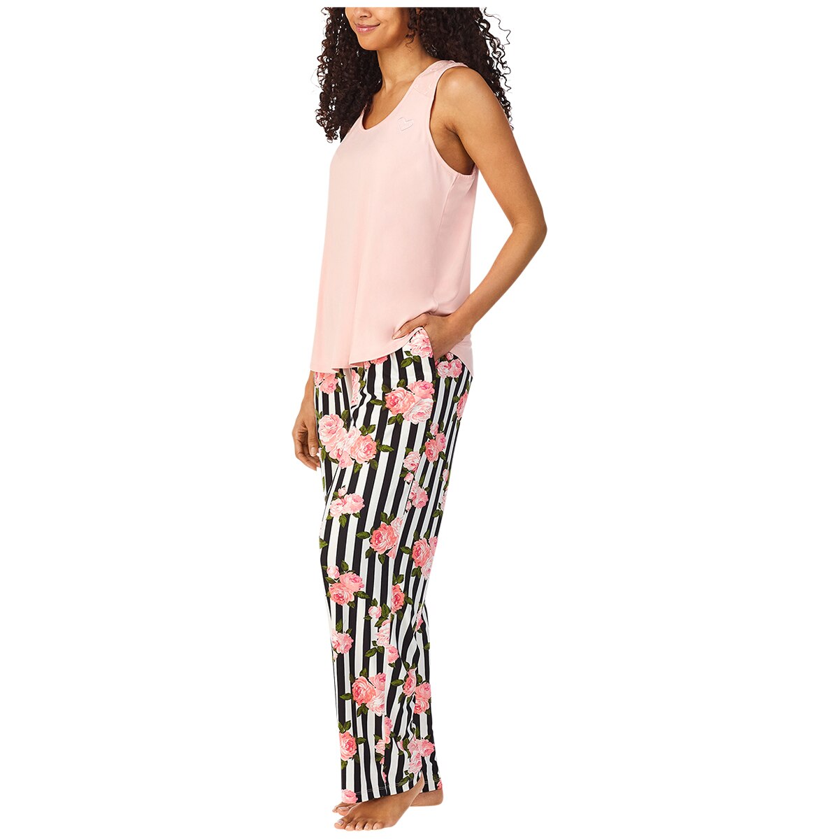 Betsey Johnson 3 Piece PJ Set - Pink