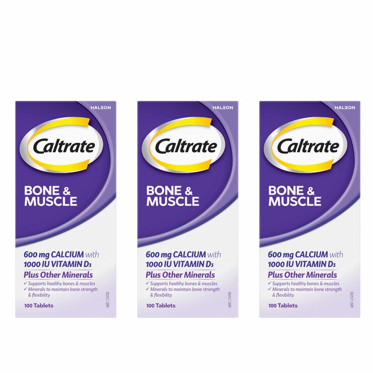 Caltrate Bone & Muscle 3 x 100 Tablets Caltrate Bone & Muscle 3 x 100 Tablets